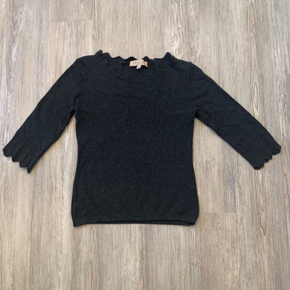 Philosophy boatneck sweater